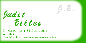 judit billes business card